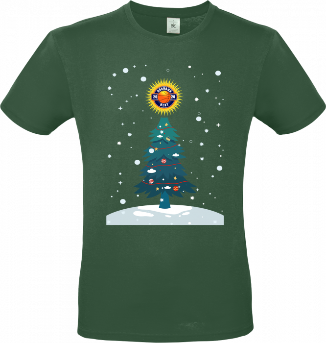 B&C - Hh Christmas T-Shirt Adults - Bottle Green